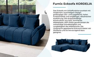 Ecksofa Kordelia Nachtblau