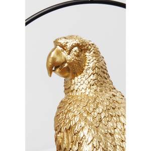 Deko Figur Swinging Parrot Gold - Kunststoff - 14 x 57 x 27 cm