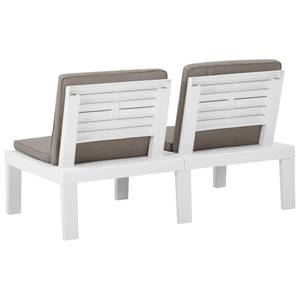 Banc de salon 3006071 (lot de 2) Blanc