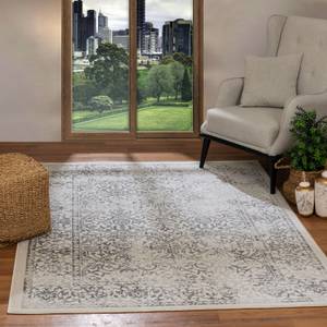 Kurzflorteppich MONTREAL Grau - Weiß - Kunststoff - Textil - 200 x 1 x 275 cm