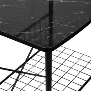 Küchenregal Nibe Schwarz - Metall - 60 x 150 x 42 cm