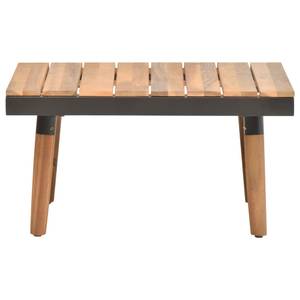 Garten-Sofagarnitur Grau - Massivholz - Holzart/Dekor - 200 x 65 x 200 cm