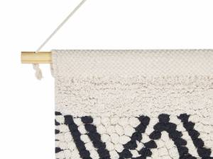 Suspension murale en tissu FAZILPUR Beige - Noir - Bleu - Fibres naturelles - 42 x 113 x 2 cm