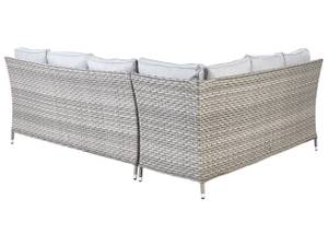 Lounge Set LACONA 5-tlg Grau - Polyrattan - 175 x 60 x 233 cm