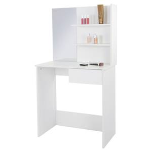 Schminktisch mit Hocker 75x40x135cm weiß Weiß