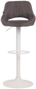 Tabouret de bar Milet Gris - Blanc