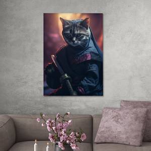 Leinwandbild Cat Warrior III 100 x 150 cm