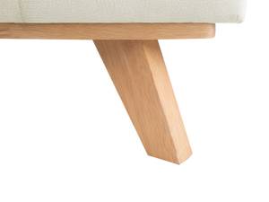 Doppelbett TALENCE Beige - Creme - Eiche Hell - Breite: 198 cm