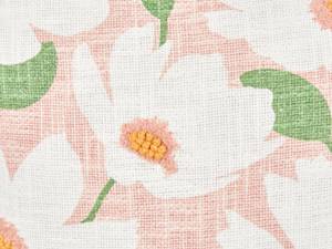 Coussin décoratif JATROPHA Vert - Orange - Rose foncé - Blanc