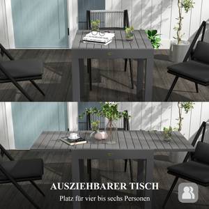 Gartentisch 84G-368V00GY Grau