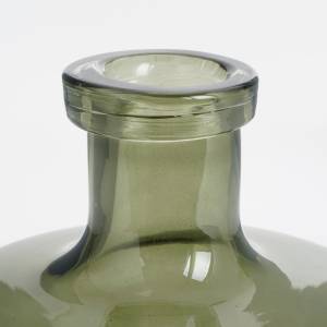 Flaschenvase Regal Grün - Glas - 20 x 22 x 20 cm