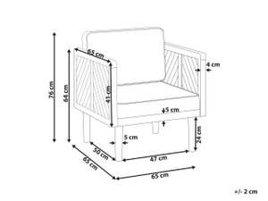 Chaise de jardin BARATTI Avec coussin