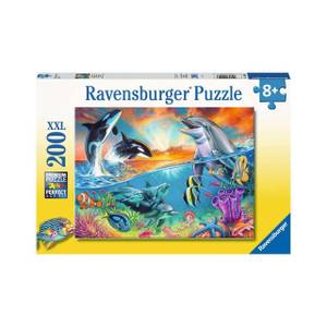 Puzzle Meerestiere 200 Teile Papier - 25 x 5 x 35 cm