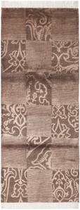 Tapis de passage Darya DCCCXLIX Marron - Textile - 81 x 1 x 211 cm