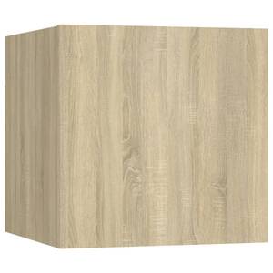 TV-Schrank 10er Set D265 Braun - Holzwerkstoff - 30 x 30 x 60 cm