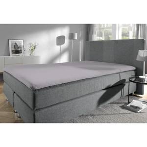 Topper-Spannbettlaken 165058 Grau - 180-200 x 200 cm