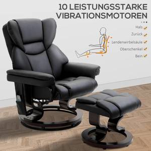 Massagestühle 700-116V91BK Esche Schwarz Dekor