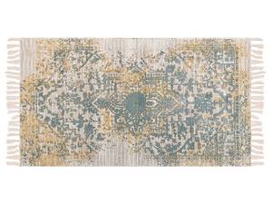 Tapis BOYALI Beige - Vert - Jaune moutarde - Jaune - 80 x 80 x 150 cm