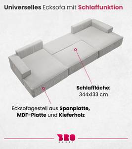 Ecksofa PABLO U Himmelblau