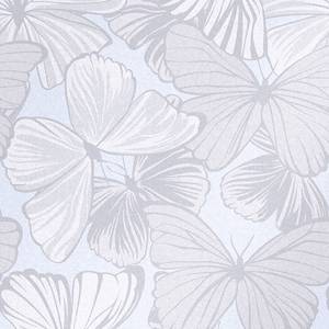 Vliestapete Butterfly Garden Grau - Papier - Kunststoff - Textil - 52 x 52 x 1000 cm