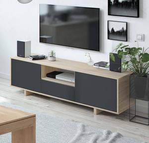 Fernsehschrank Visalia Braun - Holzwerkstoff - 150 x 46 x 41 cm