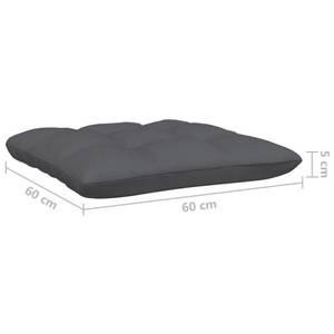 Gartensofa (2er Set) 3012138-17 Schwarz