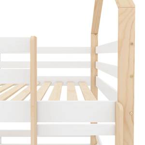 Etagenbett RUI AGD47 Weiß - Holzwerkstoff - Massivholz - 97 x 206 x 206 cm