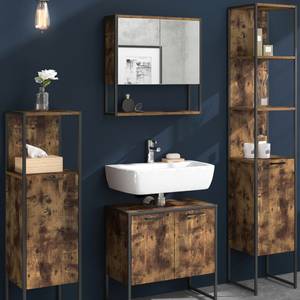 Salle de bain Fyrk vieux bois (4 élém.) Imitation chêne rustique