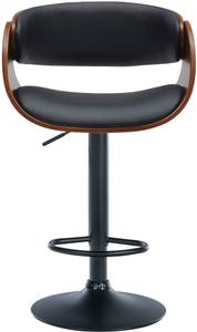 Tabourets de bar Portmore Noir - Marron - Cuir synthétique - 52 x 87 x 52 cm