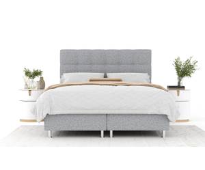 Boxspringbett Chanton Grau - Breite: 160 cm