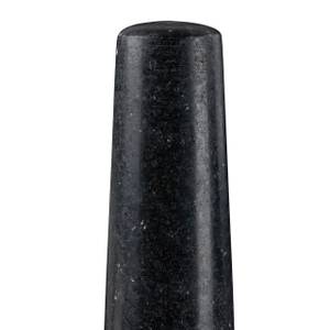 Mortier en granit avec pilon long Noir - Pierre - 13 x 13 x 13 cm