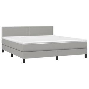 Boxspringbett 3017265-8 Hellgrau - Breite: 160 cm