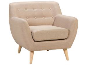 Sessel MOTALA Beige - Eiche Hell