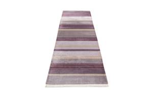 Läufer Teppich Darya CCCLXV Violett - Textil - 79 x 1 x 295 cm