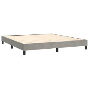 Boxspringbett 3017290-4 Hellgrau - Breite: 180 cm