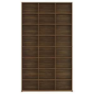 CD-Schrank 3002090 Braun - Eiche Dunkel - 23 x 178 cm