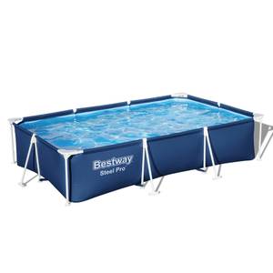 Schwimmbad-Set 5641159 (5-teilig) Blau - Kunststoff - 201 x 66 x 300 cm