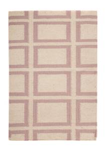 Kelim Modern - 91x60cm Beige - Naturfaser - 60 x 1 x 91 cm