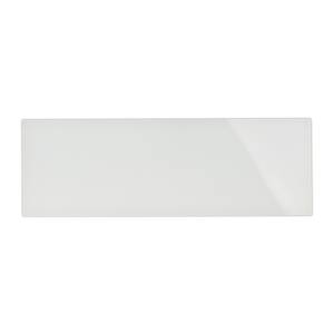 Magnettafel Glas Weiß - Glas - 60 x 20 x 1 cm