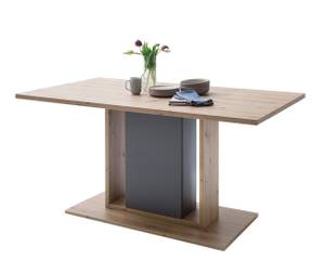 Säulentisch Liam 12 Braun - Holzwerkstoff - Holzart/Dekor - 160 x 77 x 90 cm