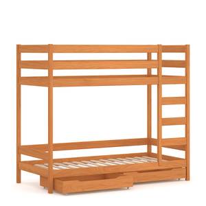 Etagenbett Massivholz 200x90 Teak Teak Dekor - 97 x 207 cm