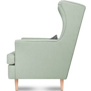 Ohrensessel STRALIS mit Sitzhocker Mint