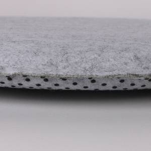 Sitzkissen LESLIE (4er-Set) Grau - Textil - 35 x 2 x 35 cm