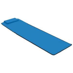 Set de 2 tapis de plage pliables Bleu - Métal - 53 x 47 x 160 cm