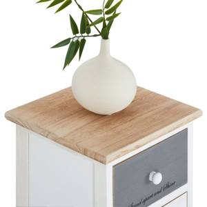 Chiffonnier SALVA Blanc - Bois massif - 29 x 91 x 27 cm