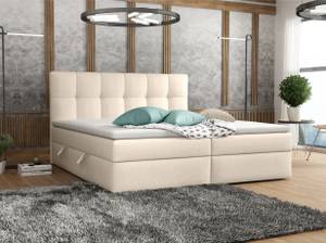 Boxspringbett Doppelbett Corino Beige - Breite: 160 cm