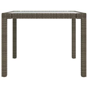 Gartentisch 3011479 Grau - Metall - Kunststoff - Polyrattan - 90 x 75 x 90 cm