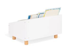 Kinderbücherregal Ando Weiß - Holzwerkstoff - 50 x 26 x 32 cm