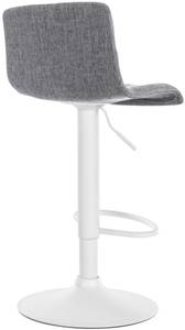 Tabouret de bar Hover Gris lumineux - Blanc