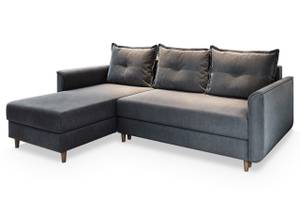 Ecksofa PISAN L-S Grau - Ecke davorstehend links